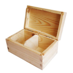 Pudełko drewniane na herbatę - herbaciarka
