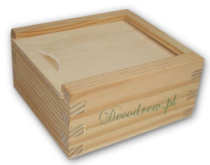 Pudełko pamiatkowe drewniane pendrive