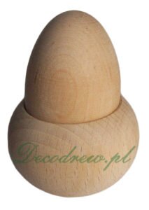 Kieliszek na jajko drewniany
